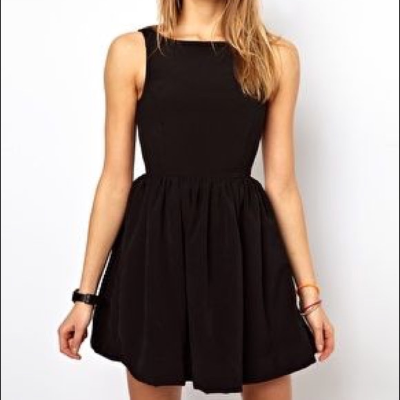 American Apparel Dresses & Skirts - American Apparel || black dress with button back